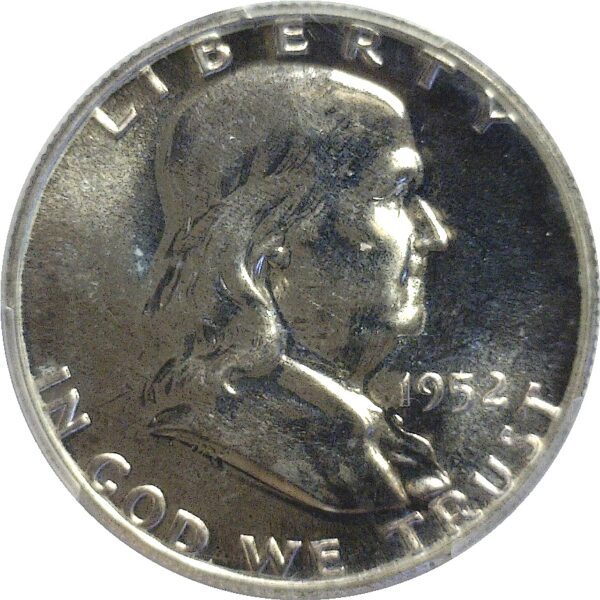 1952.  Franklin Half Dollar.  -  PCGS. PR-67. - Image 2