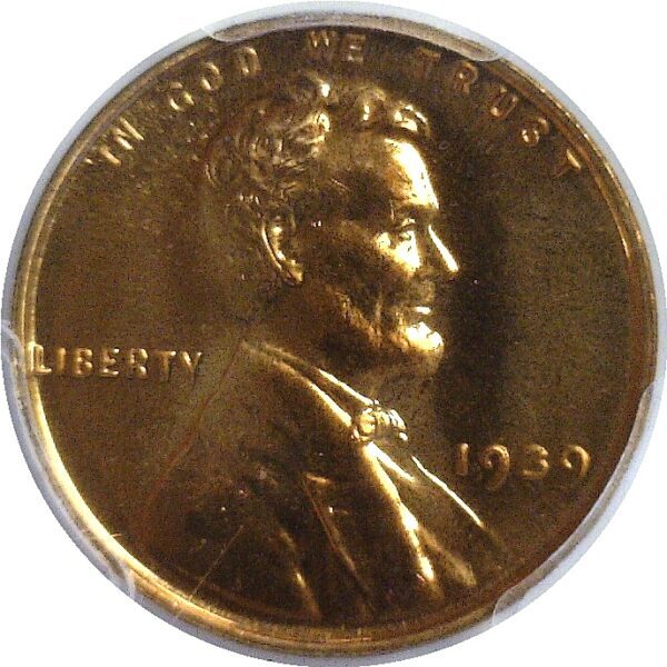 1939  Lincoln Cent.  -  PCGS PR-67. RD. - Image 2