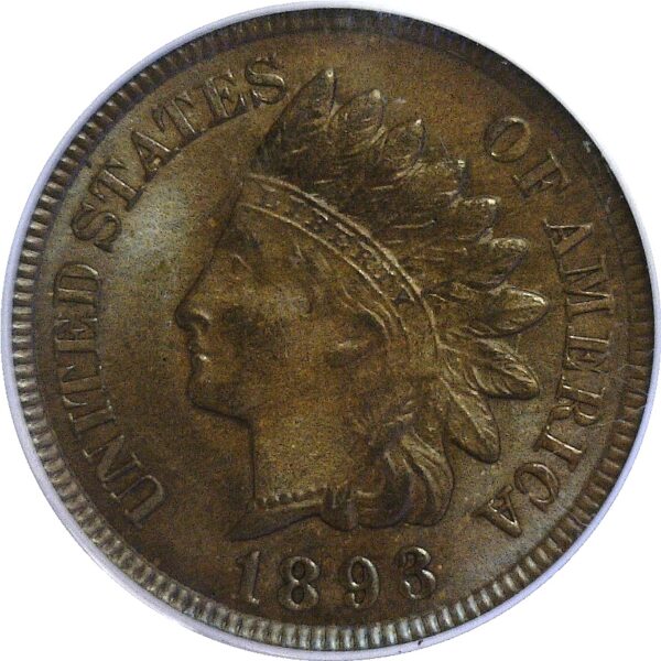 1893 Indian Head Cent. -  PCGS MS-65 BN - Image 2