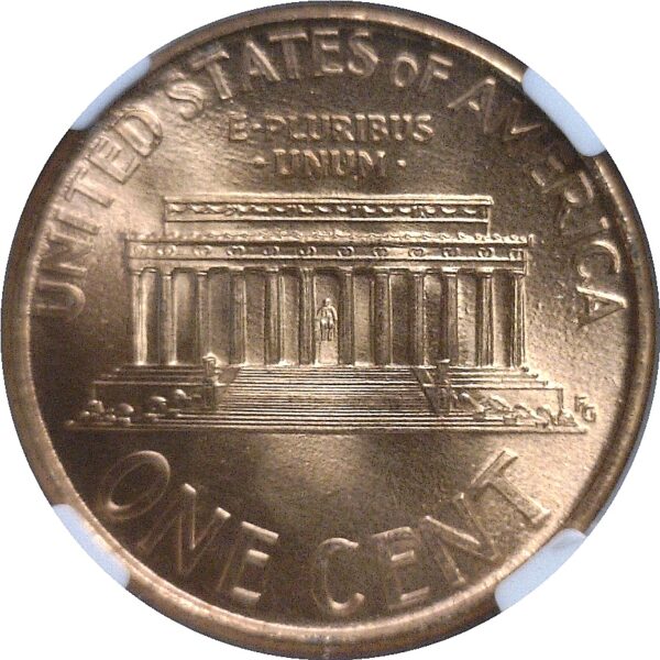 1995 Doubled Die.  Lincoln Cent. NGC. MS-68. RD. - Image 3