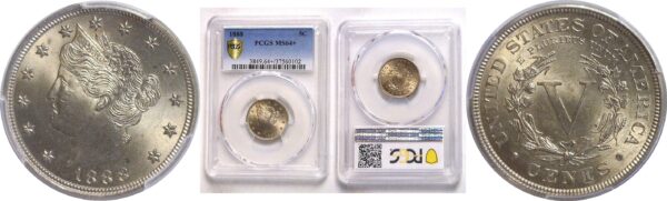 1888 Liberty Nickel -  PCGS MS-64+.