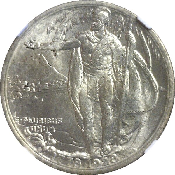 1928 Hawaiian Commemorative Half Dollar  -  NGC MS-64 - Image 3