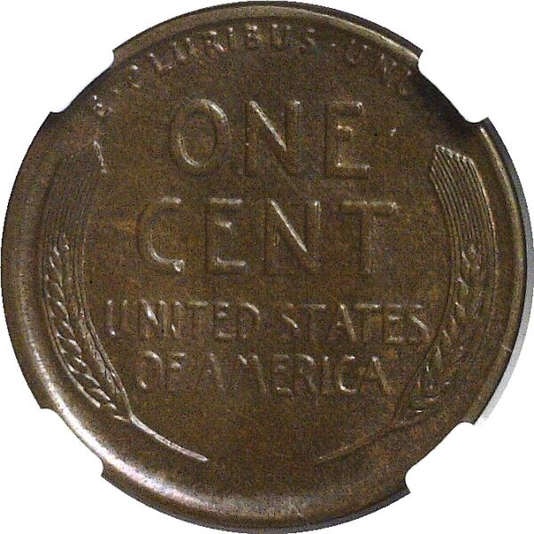 1915-S  Lincoln Cent.  -  NGC MS-63. BN. - Image 3