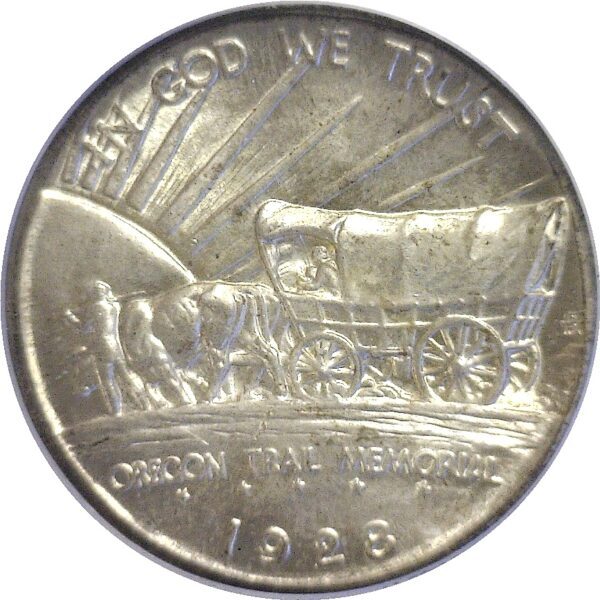 1928 Oregon Trail Commemorative Half Dollar.  -   PCGS MS-67 - Image 3