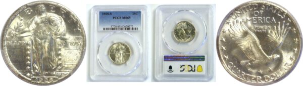 1928-S Standing Liberty Quarter  -  PCGS MS-65