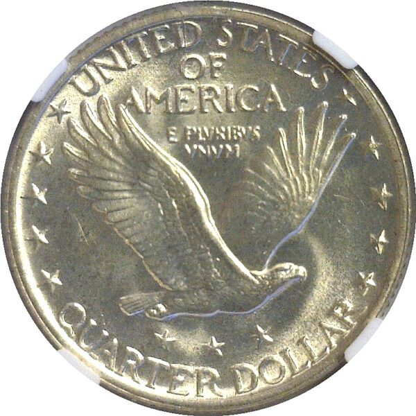 1919-D.  Standing Liberty Quarter. - NGC. MS-64+. FH. - Image 3