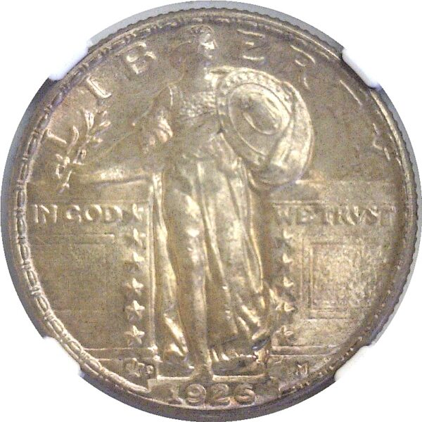 1926-D  Standing Liberty Quarter.  -  NGC. MS-64+. FH. - Image 2