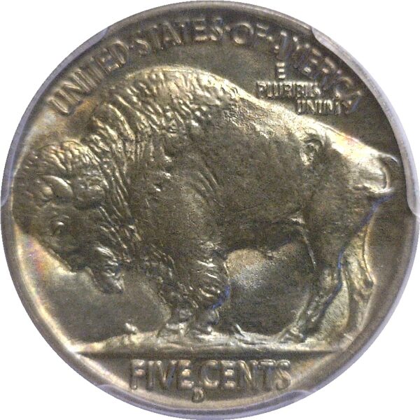 1938-D/S Buffalo Nickel  -  PCGS MS-67+ CAC - Image 3