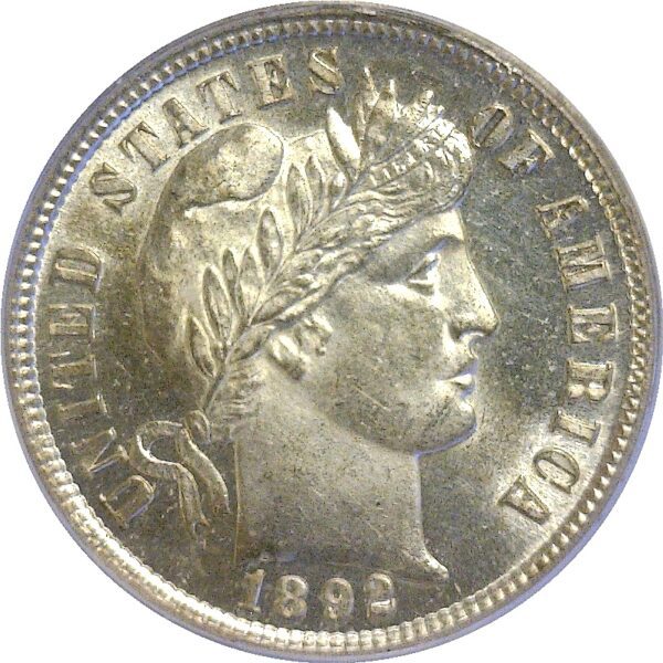 1892 Barber Dime -   PCGS MS-63 - Image 2
