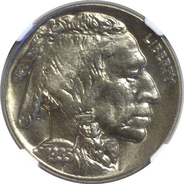 1935  Buffalo Nickel  -  NGC MS-67 - Image 2