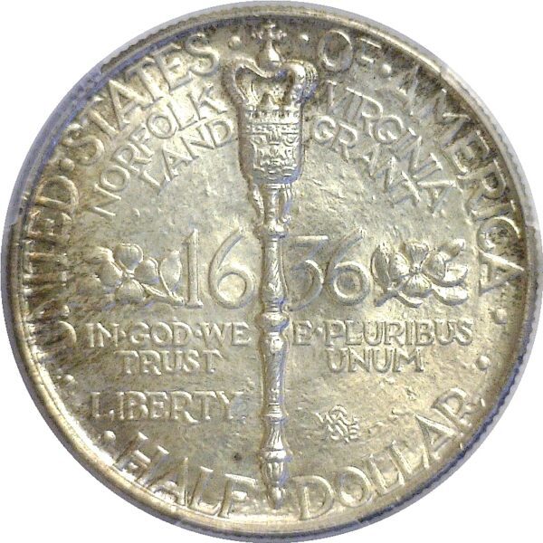 1936 Norfolk Commemorative Half Dollar  -  PCGS MS-66 - Image 3