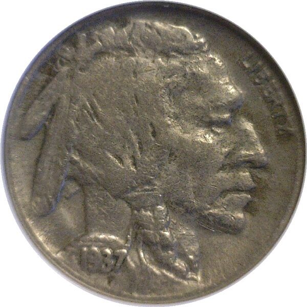 1937-D 3-legged. Buffalo Nickel  -  NGC VF-35  CAC - Image 2