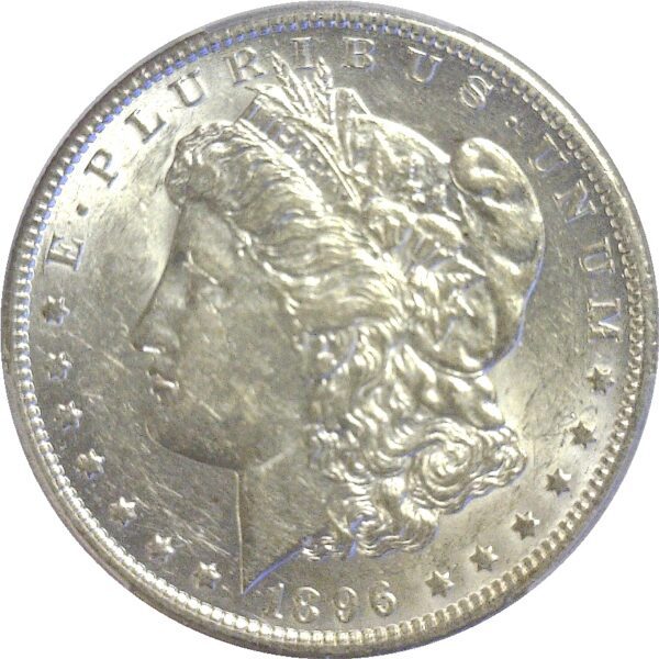 1896-O Morgan Dollar  -  PCGS AU-55 - Image 2