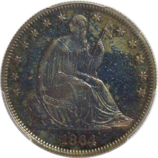 1864.  Pattern Half Dollar.  -  PCGS. PR-66. BN.  J-392. - Image 2