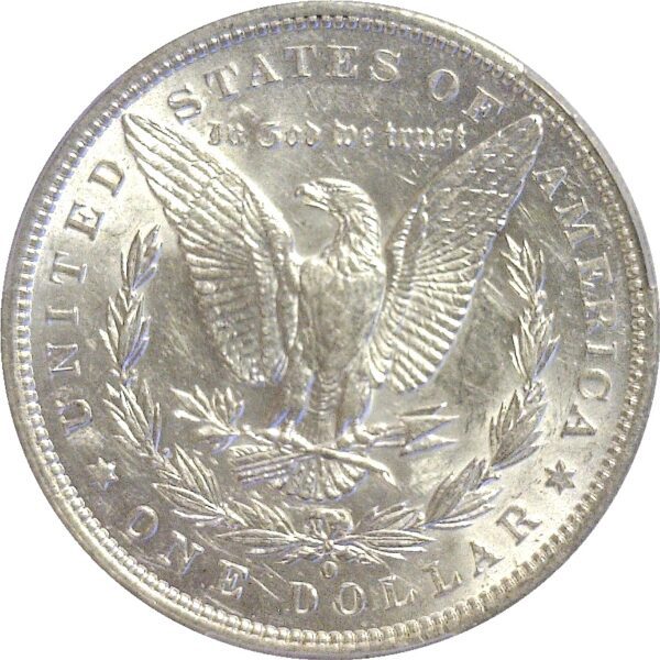 1896-O Morgan Dollar  -  PCGS AU-55 - Image 3