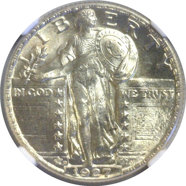 1927-D  Standing Liberty Quarter. NGC. MS-65. FH. - Image 2