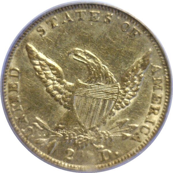 1836 $2 1/2 Classic. -  PCGS AU-55 - Image 3