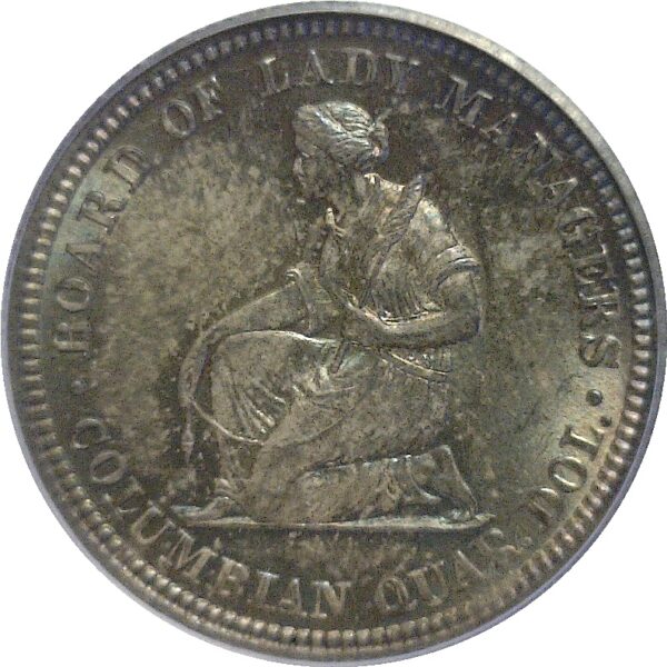 1893 Isabella Commemorative Quarter  -  PCGS MS-66 - Image 3