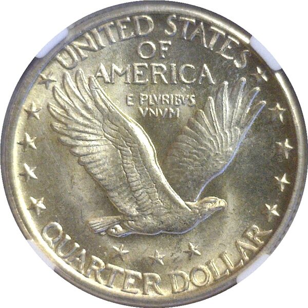 1927-D  Standing Liberty Quarter. NGC. MS-65. FH. - Image 3