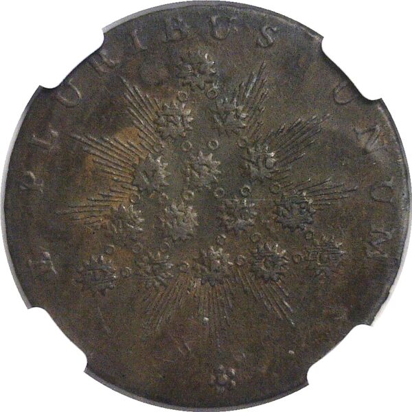 (1792-94) .  Kentucky Token.  -  NGC. AU-55. - Image 3