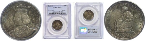 1893 Isabella Commemorative Quarter  -  PCGS MS-66