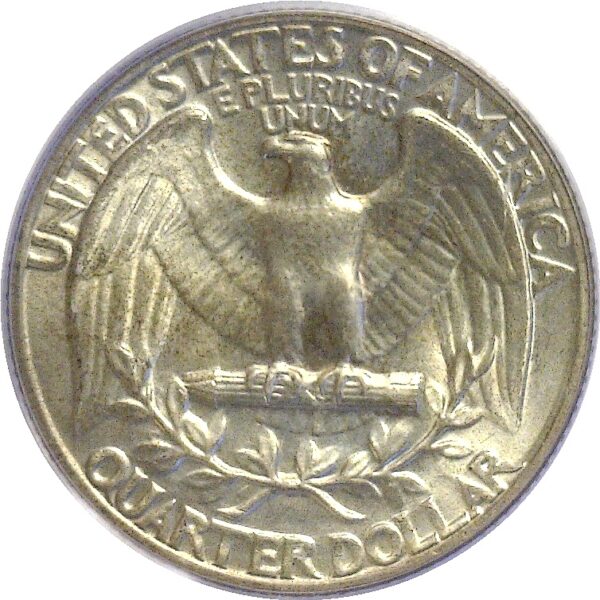 1943  Washington Quarter.  -  PCGS AU-58. CAC. - Image 3