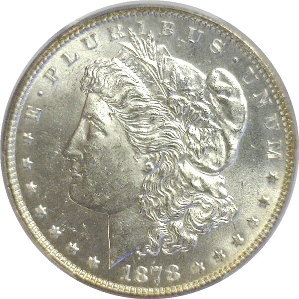 1878-7TF Morgan Dollar  -  PCGS MS-63 - Image 2