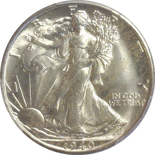 1940-S  Walking Liberty Half Dollar   -   PCGS. MS-65. - Image 2