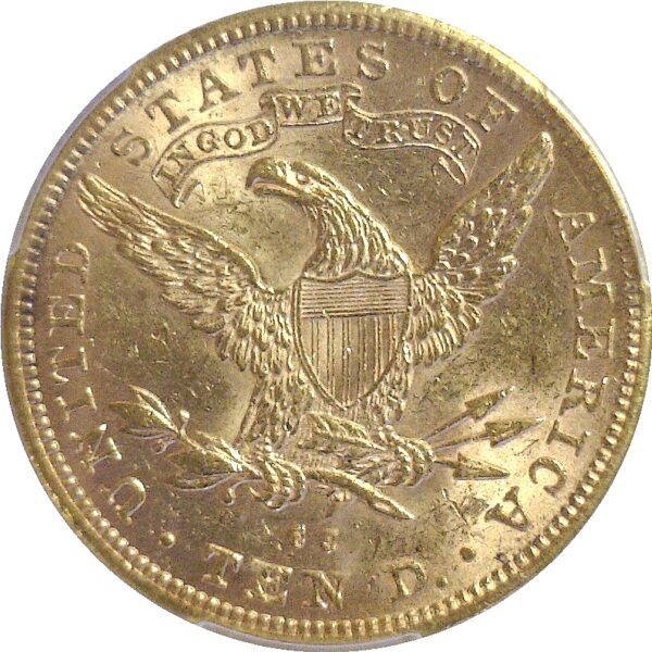 1891-CC $10 Liberty  -  PCGS MS-61 - Image 3