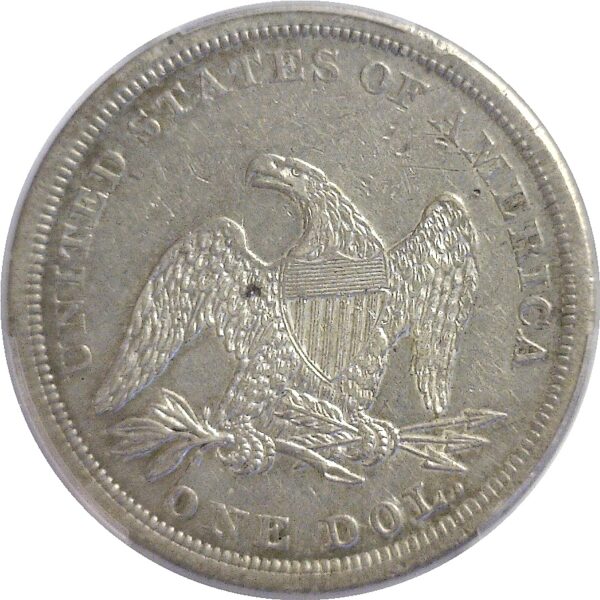 1841 Seated Liberty Dollar.  -   PCGS XF-45 - Image 3