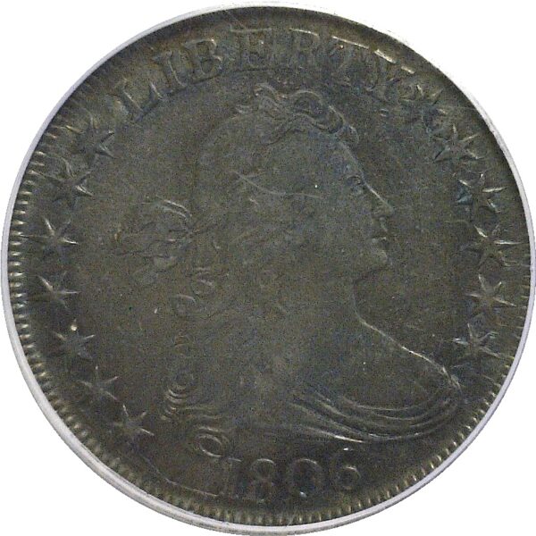 1806.  Bust Half Dollar.   -   PCGS. AU-53. - Image 2