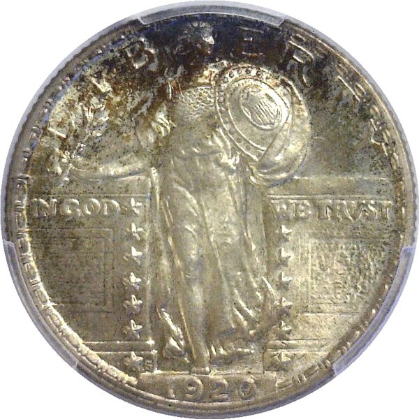 1920-S.  Standing Liberty Quarter.  -   PCGS. MS-65.  CAC - Image 2