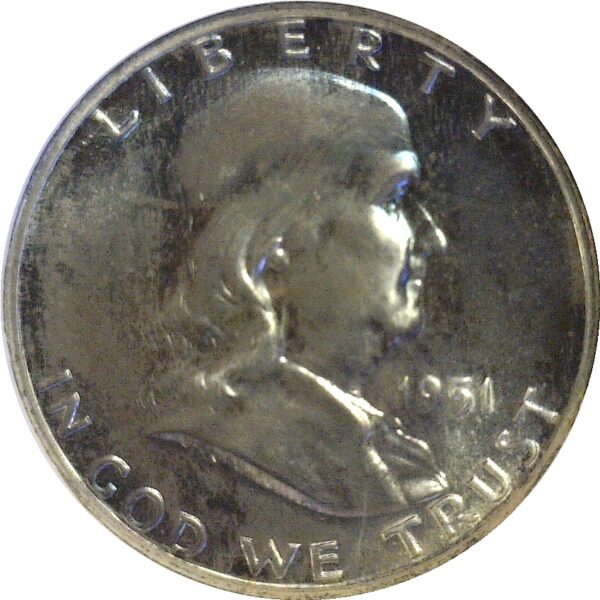 1951  Franklin Half Dollar.   -  NGC. PR-66. - Image 2