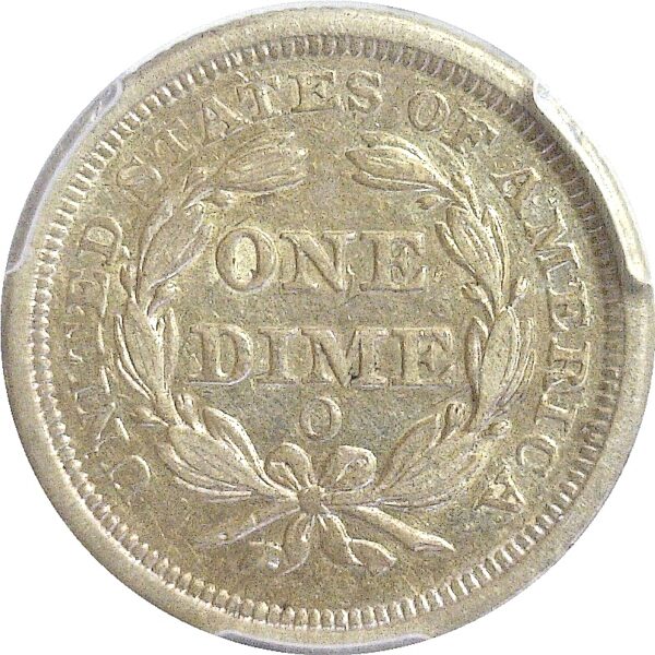 1852-O  Seated Liberty Dime   -    PCGS. AU-53. - Image 3