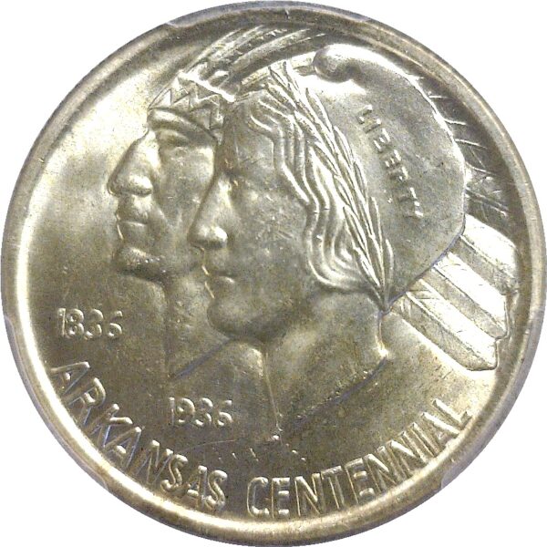 1937  Arkansas Commemorative Half Dollar  -  PCGS MS-67. - Image 2