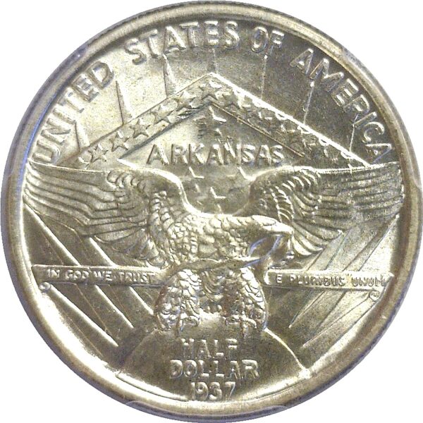 1937  Arkansas Commemorative Half Dollar  -  PCGS MS-67. - Image 3