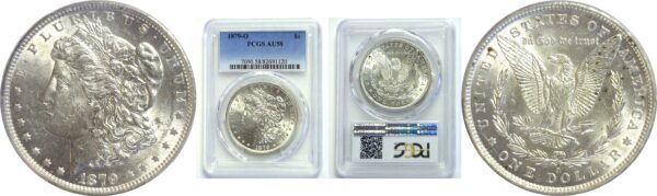 1879-O Morgan Dollar -  PCGS AU-58