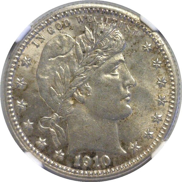 1910-D  Barber Quarter.  -  NGC MS-62. - Image 2