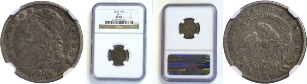 1833 Bust Dime  -  NGC XF-40