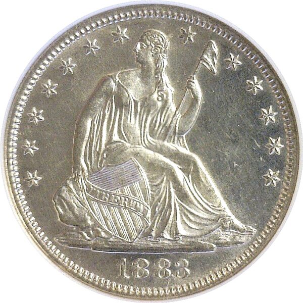 1883.  Seated Liberty Half Dollar.  -  NGC. MS-63. - Image 2