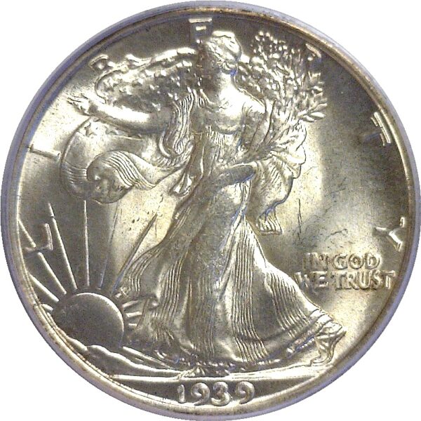 1939-S Walking Liberty Half Dollar  -  PCGS MS-66 - Image 2