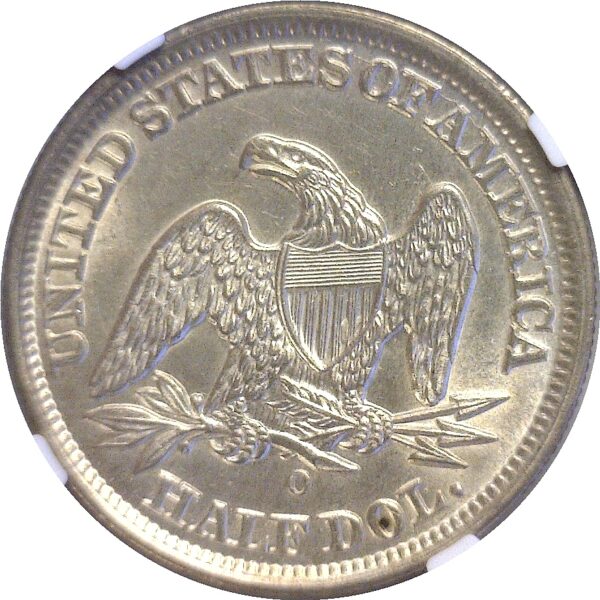 1847-O  Seated Liberty Half Dollar. NGC. MS-62. - Image 3