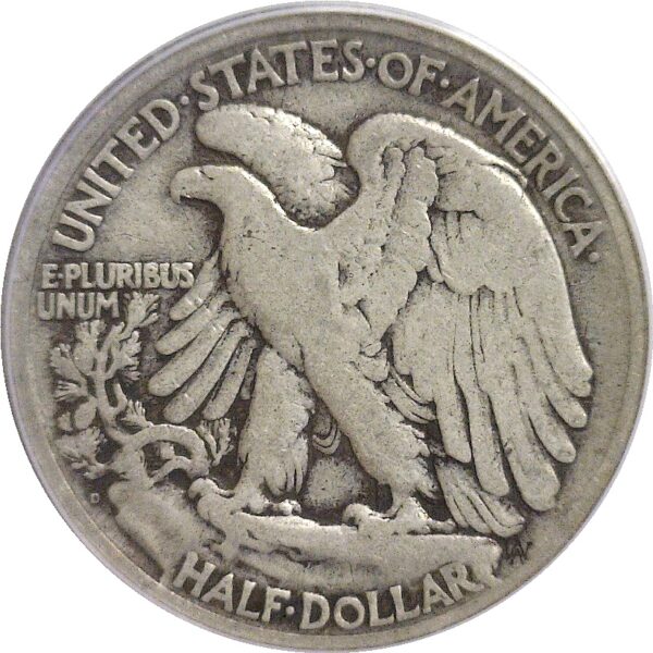 1920-D.  Walking Liberty Half Dollar.  -  ANACS. VG-10. - Image 3