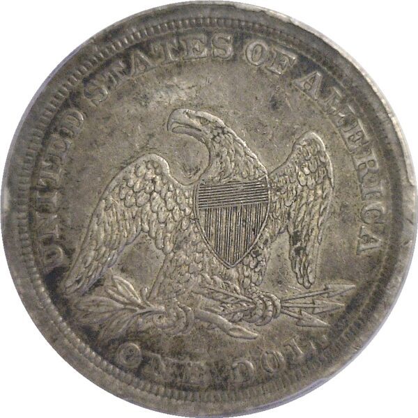 1843 Seated Liberty Dollar.  -   PCGS XF-40 - Image 3