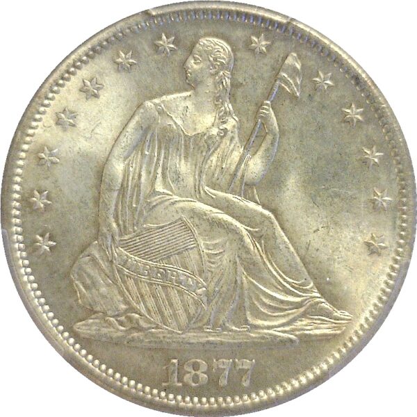 1877-S Seated Liberty Half  -  PCGS MS-66 - Image 2