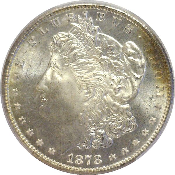 1878-S Morgan Dollar  -  PCGS MS-66+  CAC - Image 2