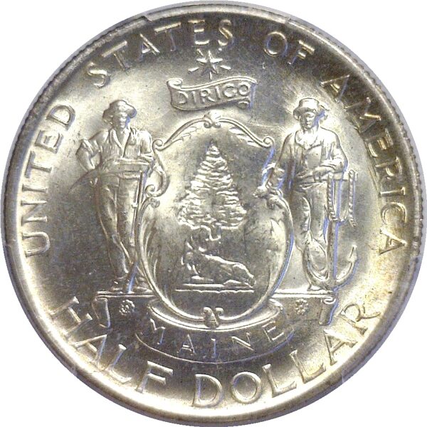 1920.  Maine Commemorative Half Dollar.  -  PCGS. MS-67.  CAC - Image 2