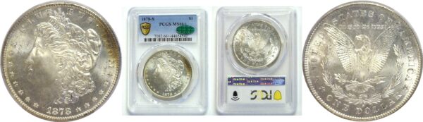 1878-S Morgan Dollar  -  PCGS MS-66+  CAC