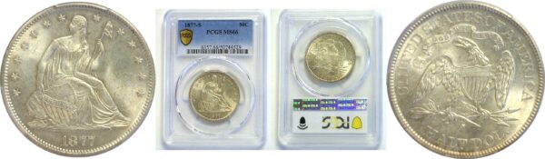 1877-S Seated Liberty Half  -  PCGS MS-66