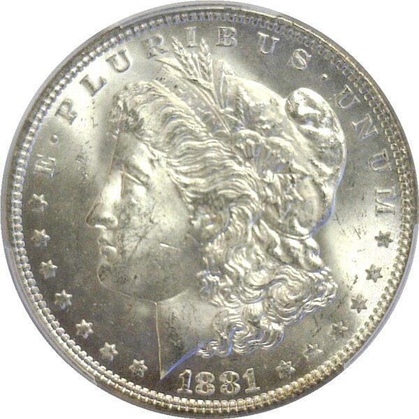 1881 Morgan Dollar  -  PCGS MS-63 - Image 2